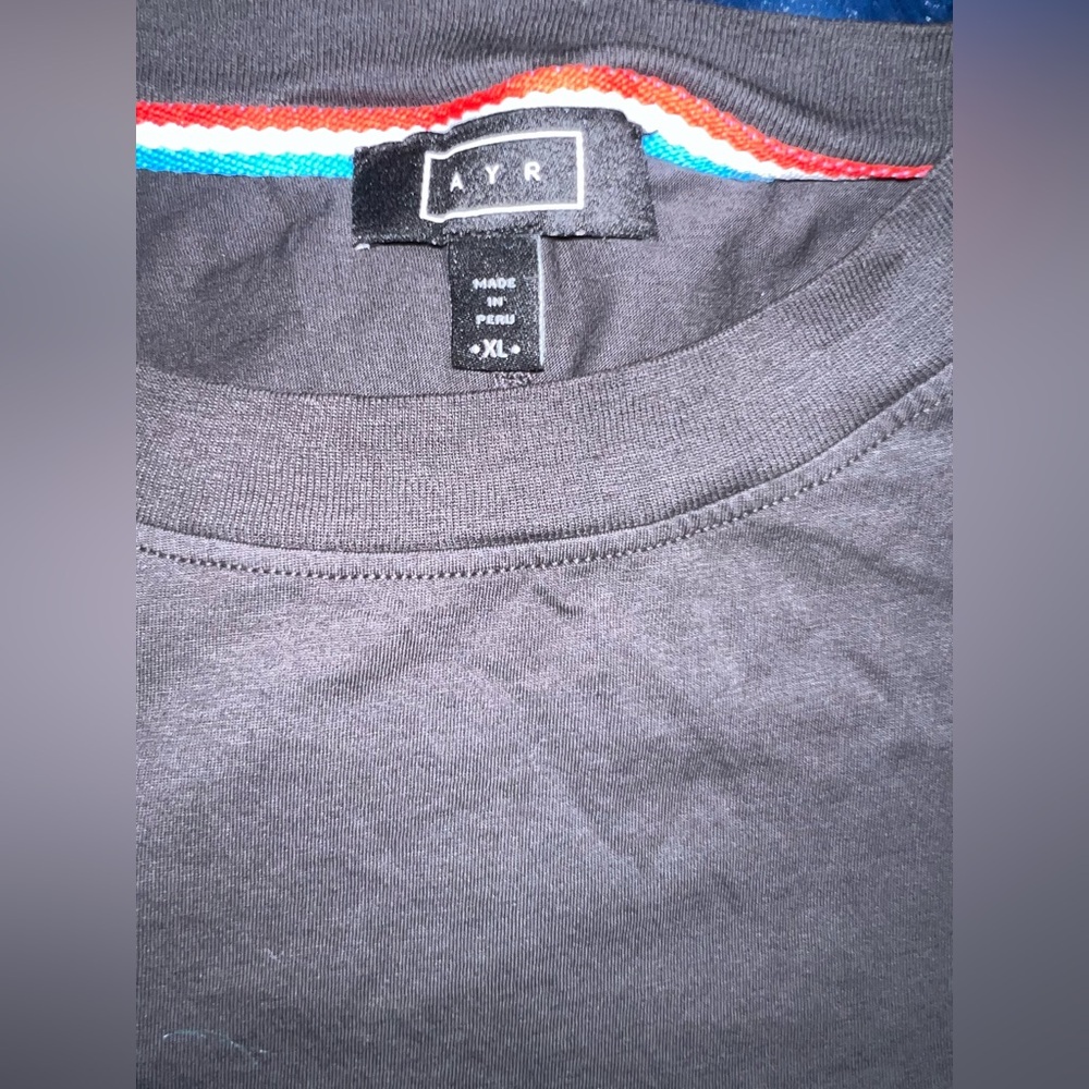 AYR Black Short Sleeve Muscle Tee
